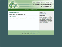 Tablet Screenshot of finnsgraphics.com